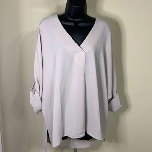 XL Greige Tunic Top